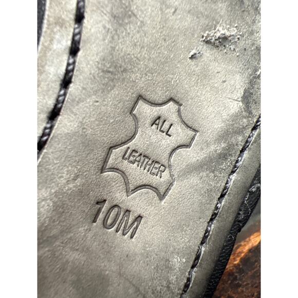 Tory Burch Black & Gold Quilted Ballet Flats Women's Size 10 Old Money Luxury - Picture 7 of 11